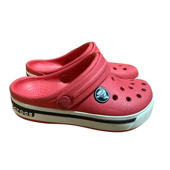 Crocs toddler red classic slid on Size 8-9C - Picture 1 of 3